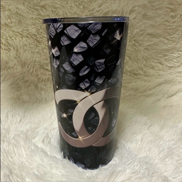 Black Insulated Tumbler with Lid - Picture 2 of 5